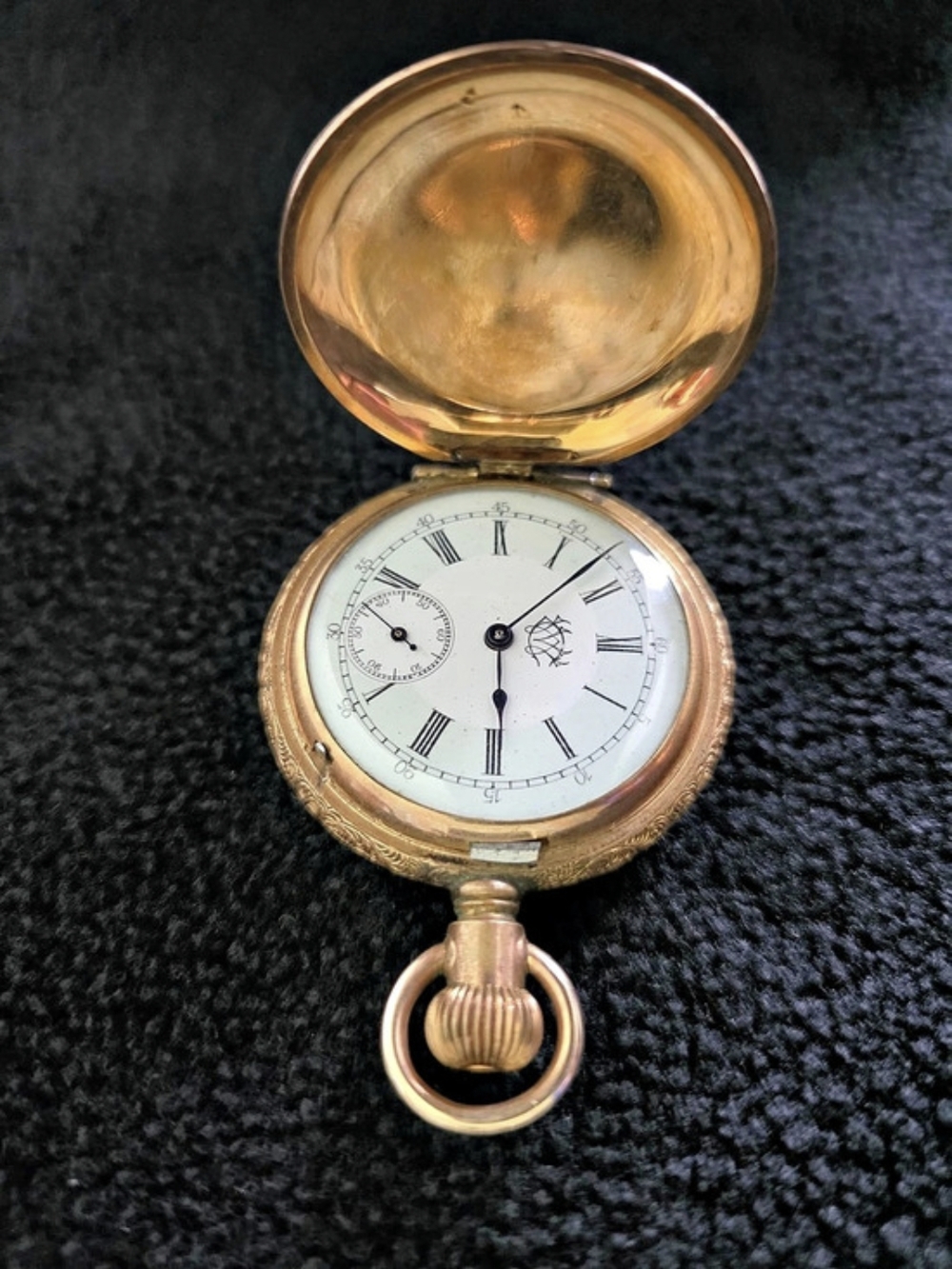 Gold-Tone Pocket Watch Vintage 1930